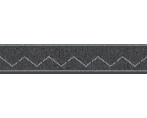 Zelfklevende rand 3844-23 Alleen Rand Zigzag Zwart Glitter 5 m x 13 cm