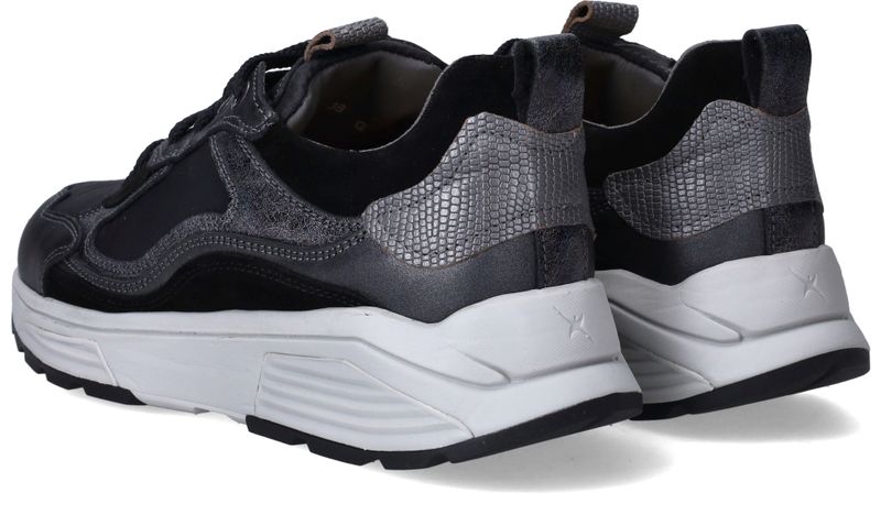 Xsensible Milau Stretchwalker Sneakers Zwart Dames