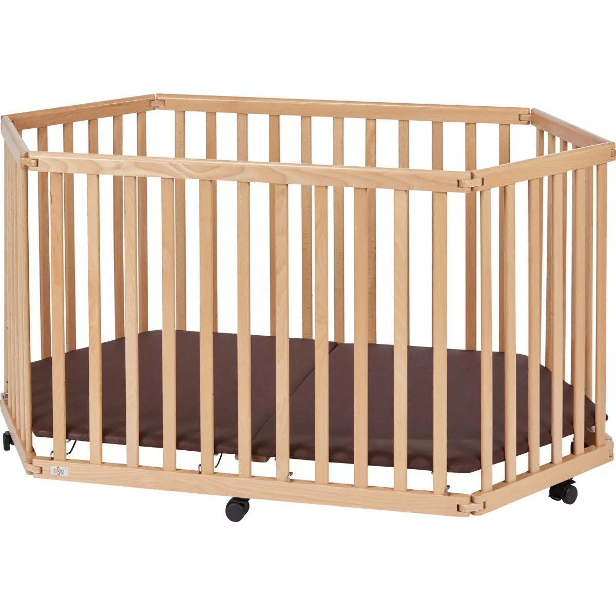 Tissi Parc Playpen Bois Naturel