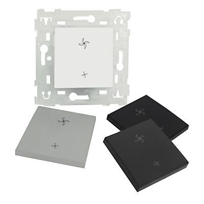 Commande pour VMC Colours noir 10A fixation vis/griffes