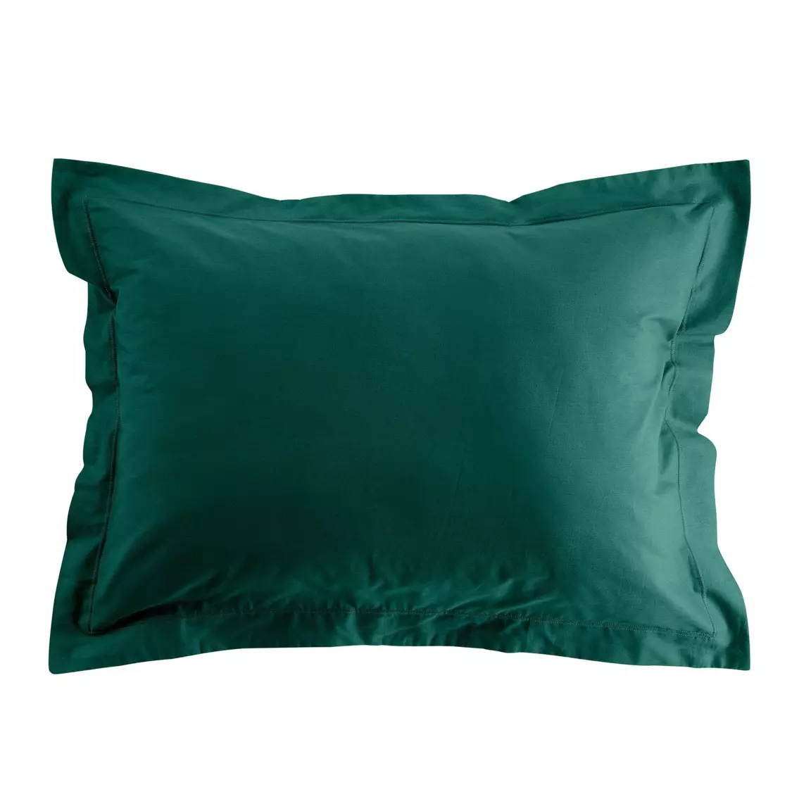 Taie d'oreiller rectangulaire coton bio (50 x 70 cm) Biolina Vert émeraude