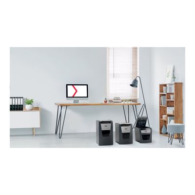 Rexel Optimum AutoFeed+ 90X - Destructeur de documents - coupe croisée - 4 x 28 mm - P-4