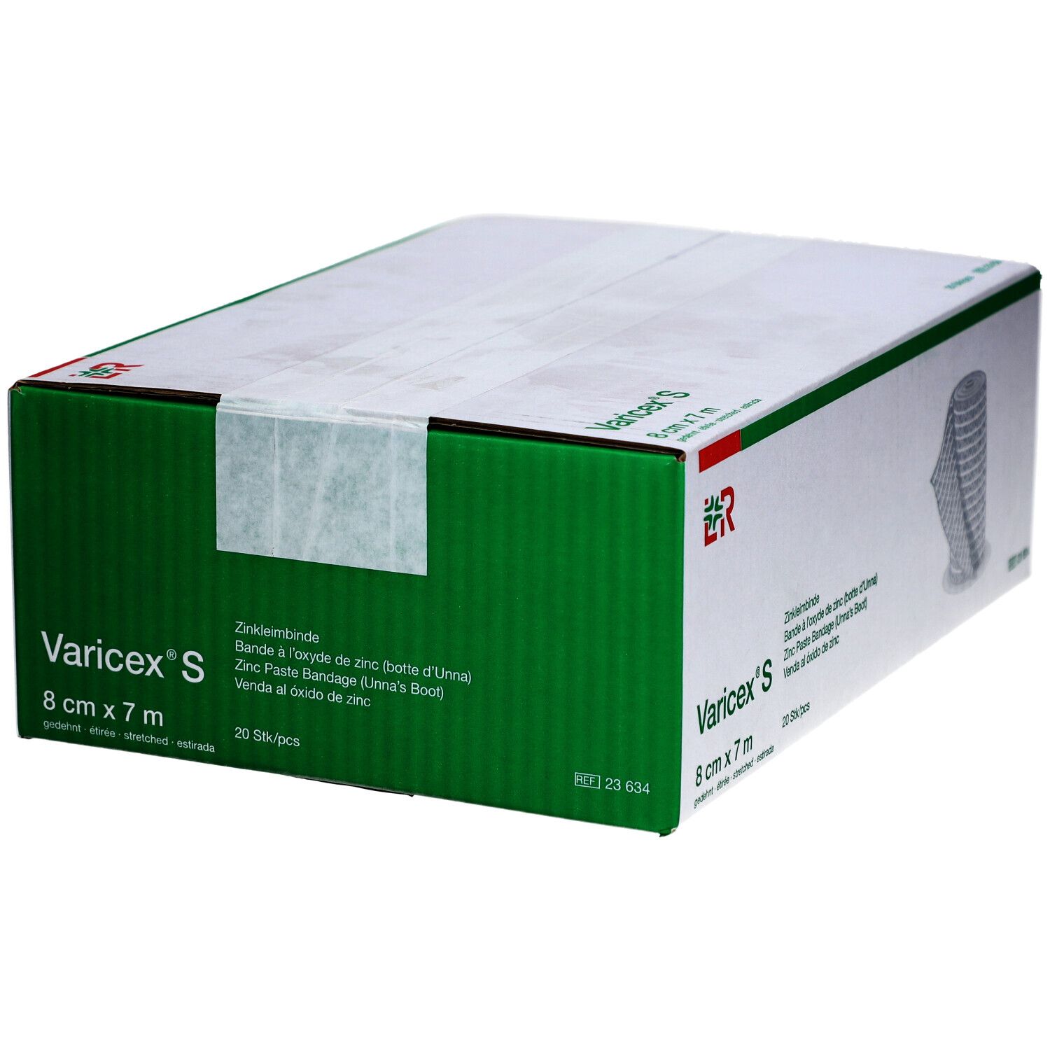 Varicex S Zinkleimbinde 8 cm x 7 m