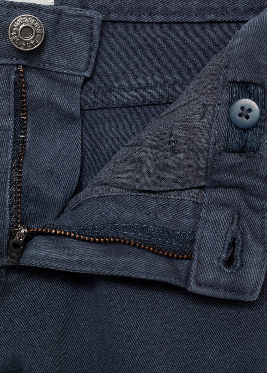 Mango Kids regular casual broek marine