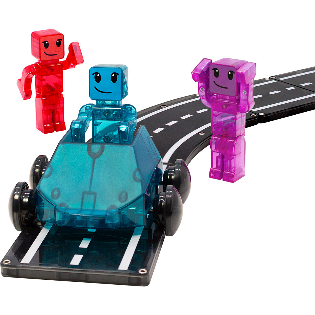 MAGNA-TILES uitbreidingsset dashers - 3st