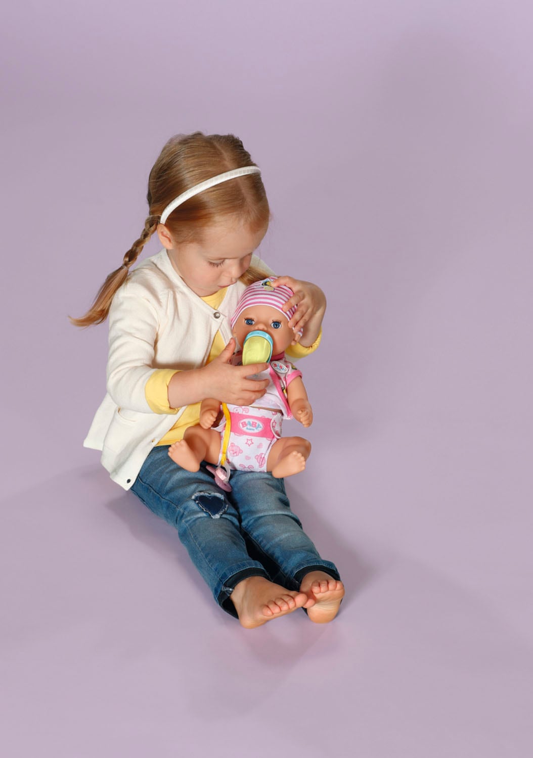 Baby Born Babypuppe »Little Baby Girl, Lena, 36 cm« mit 7 Funktionen