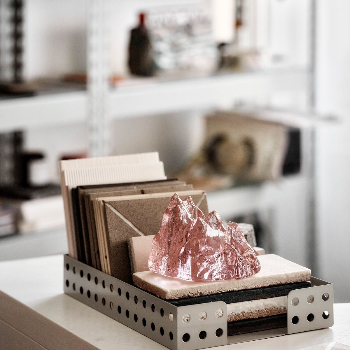 The Rock lyslykt 9 cm, rosa