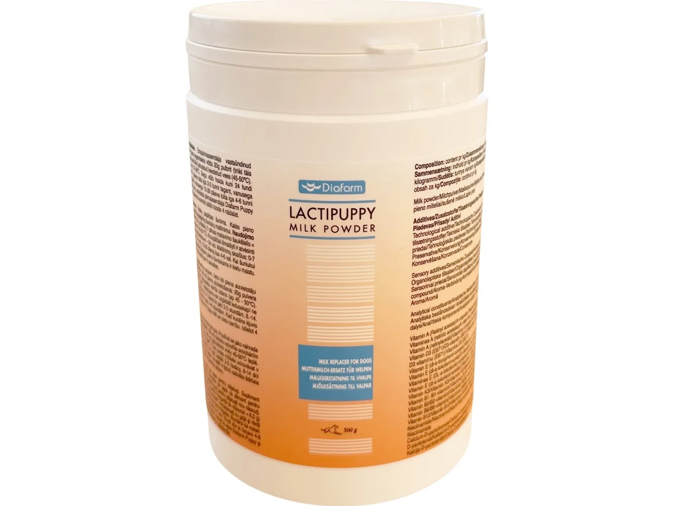 Diafarm LactiPuppy mælkeerstatning hvalpe 500 g