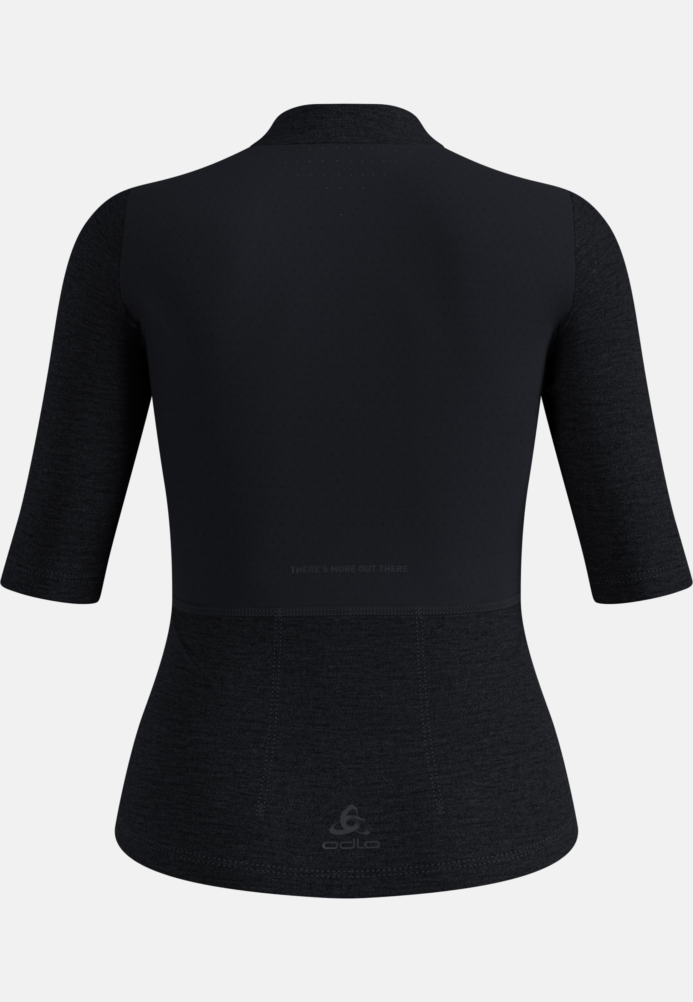 Zeroweight Merino Radtrikot mit Reissverschluss in black
