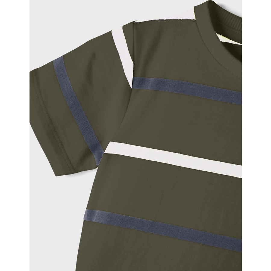 name it T-Shirt Nmmdonny Olive Night