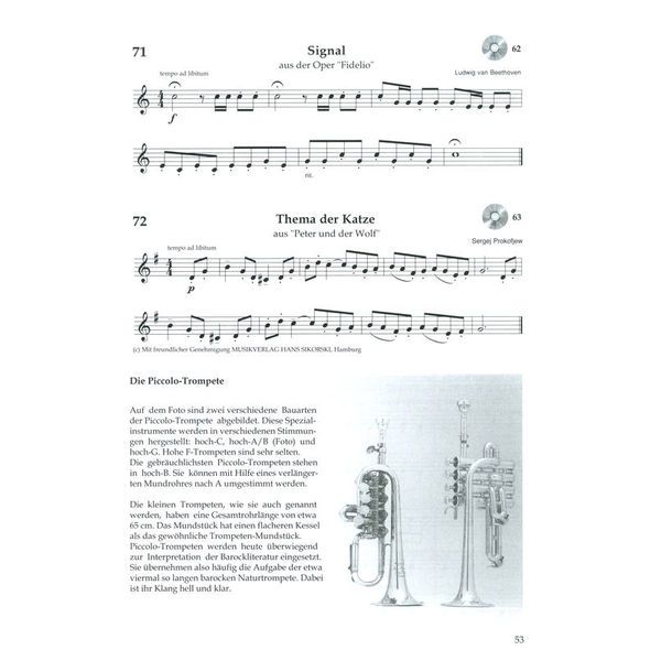 Weinberger Musikverlag Die Trompeterfibel 2