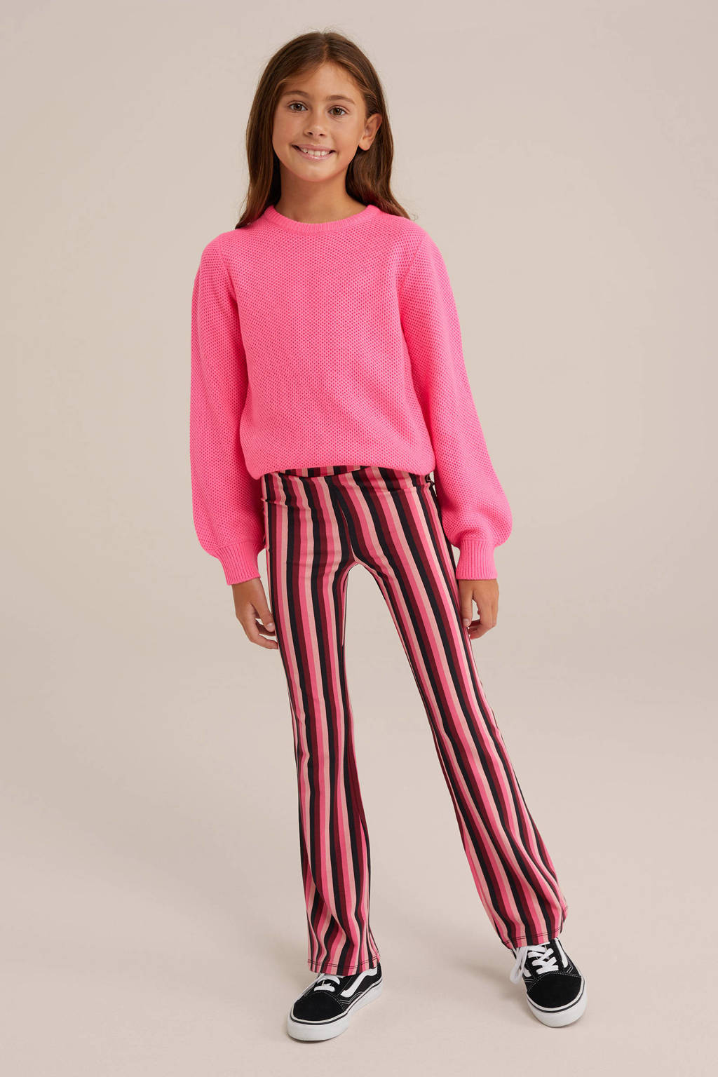 WE Fashion broek met all over print