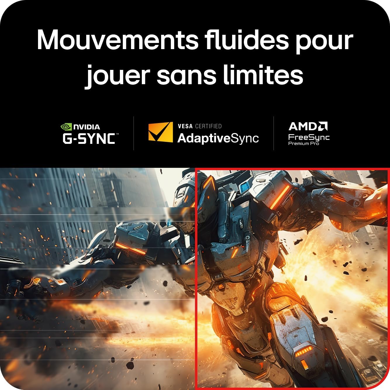 LG UltraGear™ 27GX790A-B Ecran PC Gaming OLED 27