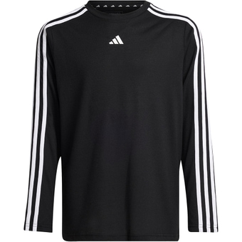 Adidas Train Essentials Logo Regular Fit Langarmshirt Black / White Kinder