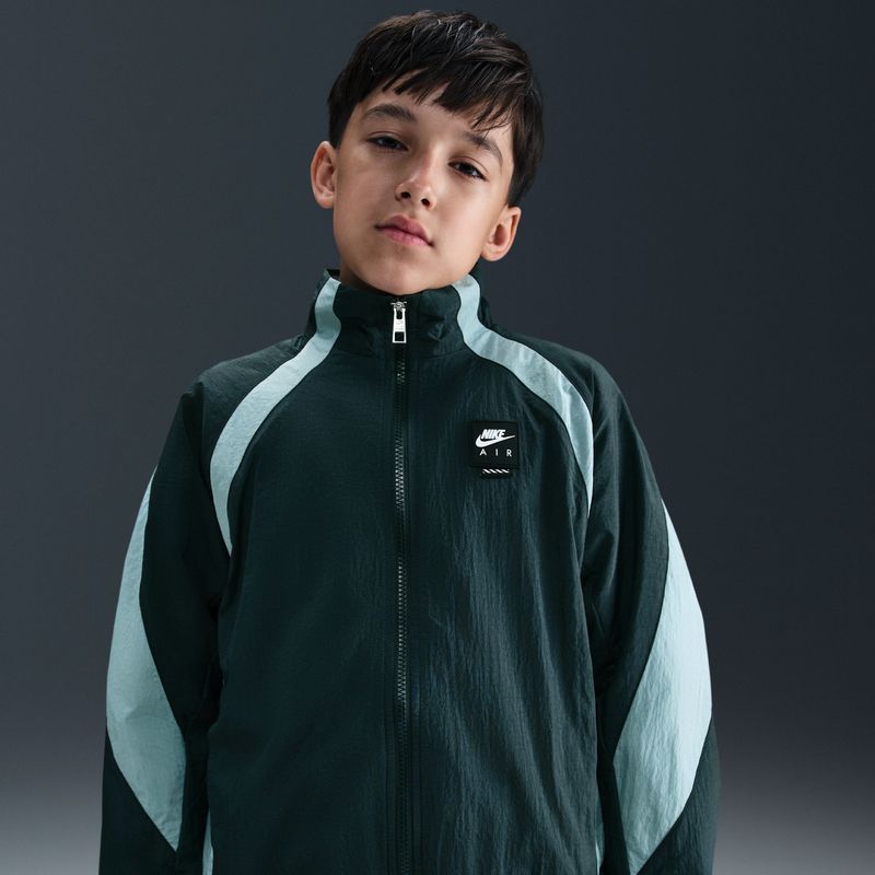 Nike Air geweven trainingsjack voor kids - Groen