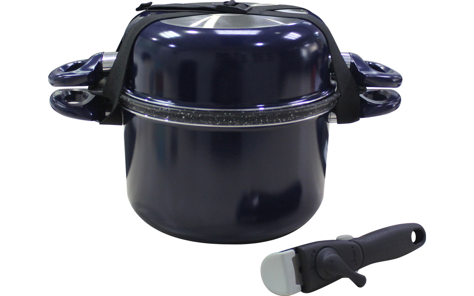 Gimex Topfset Induktion 9 teilig blau