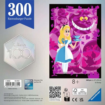 Ravensburger Puslespill Disney 100th Anniversary Alice i Eventyrland 300 Brikker