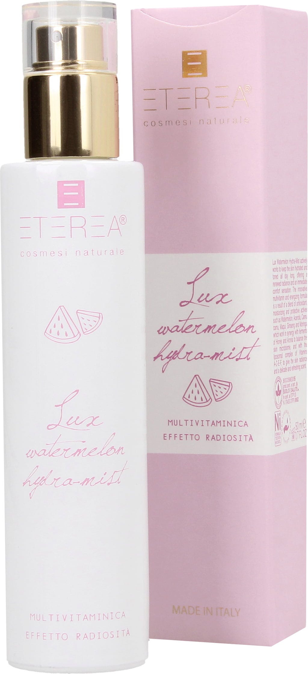 ETEREA Cosmesi Naturale  LUX Watermelon Hydra-Mist, 50 ml