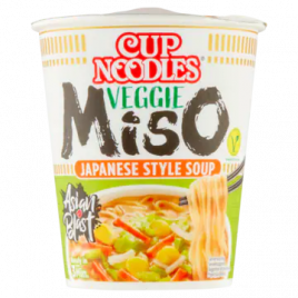 Nissin Veggie miso cup noedels