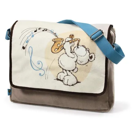 NICI Classic Bear Schultertasche, 35,5 x 28 x 9,5cm
