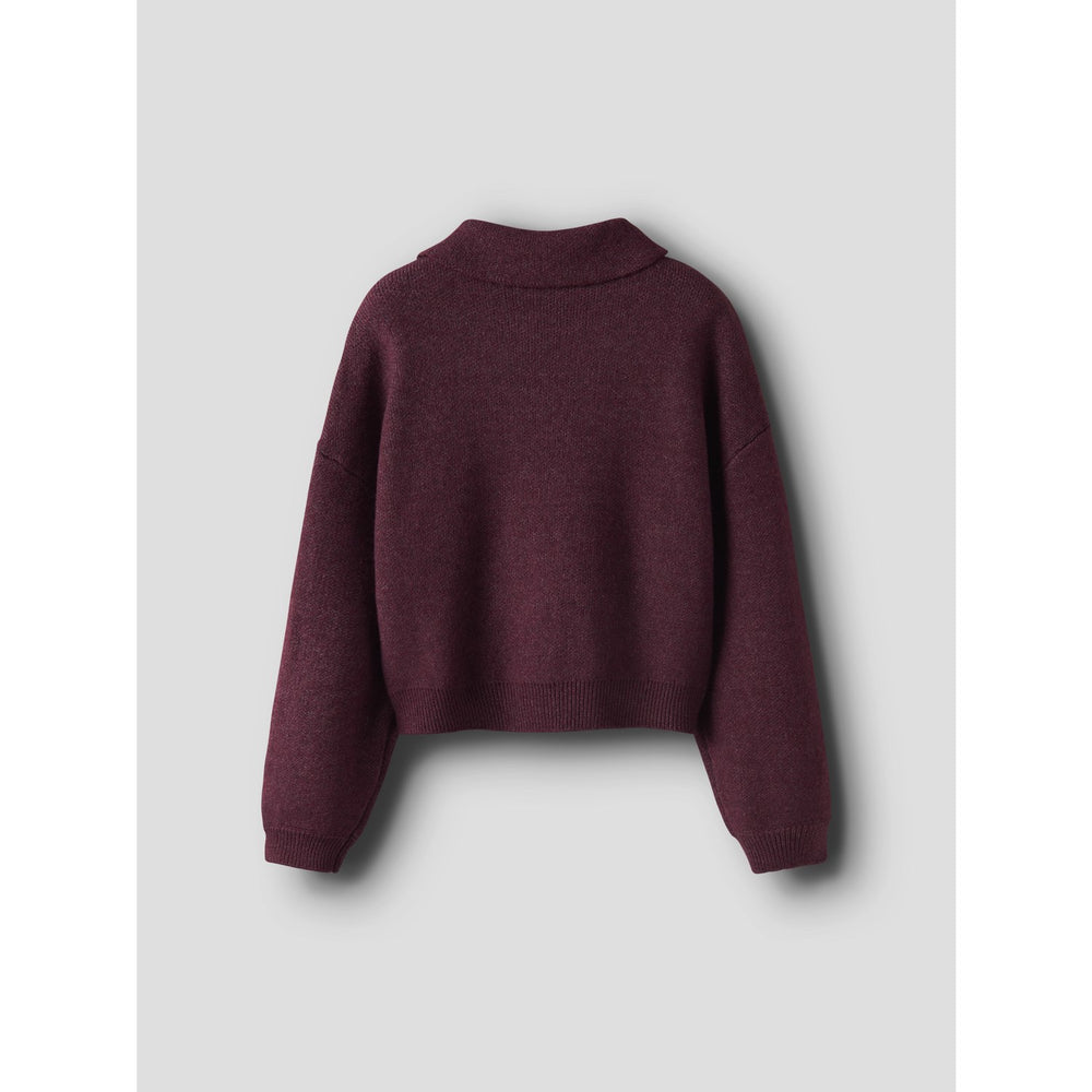 Køb Name It Burgundy Nkfsonia Ls Polo Strik