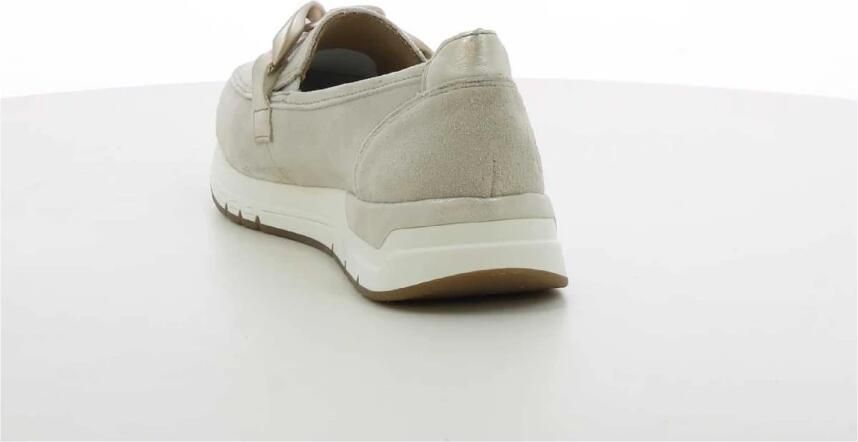 Rieker 58944-60 dames instappers sportief beige