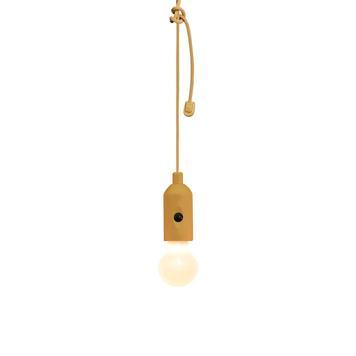Ampoule suspendue orange l.5,6 x H.27 cm