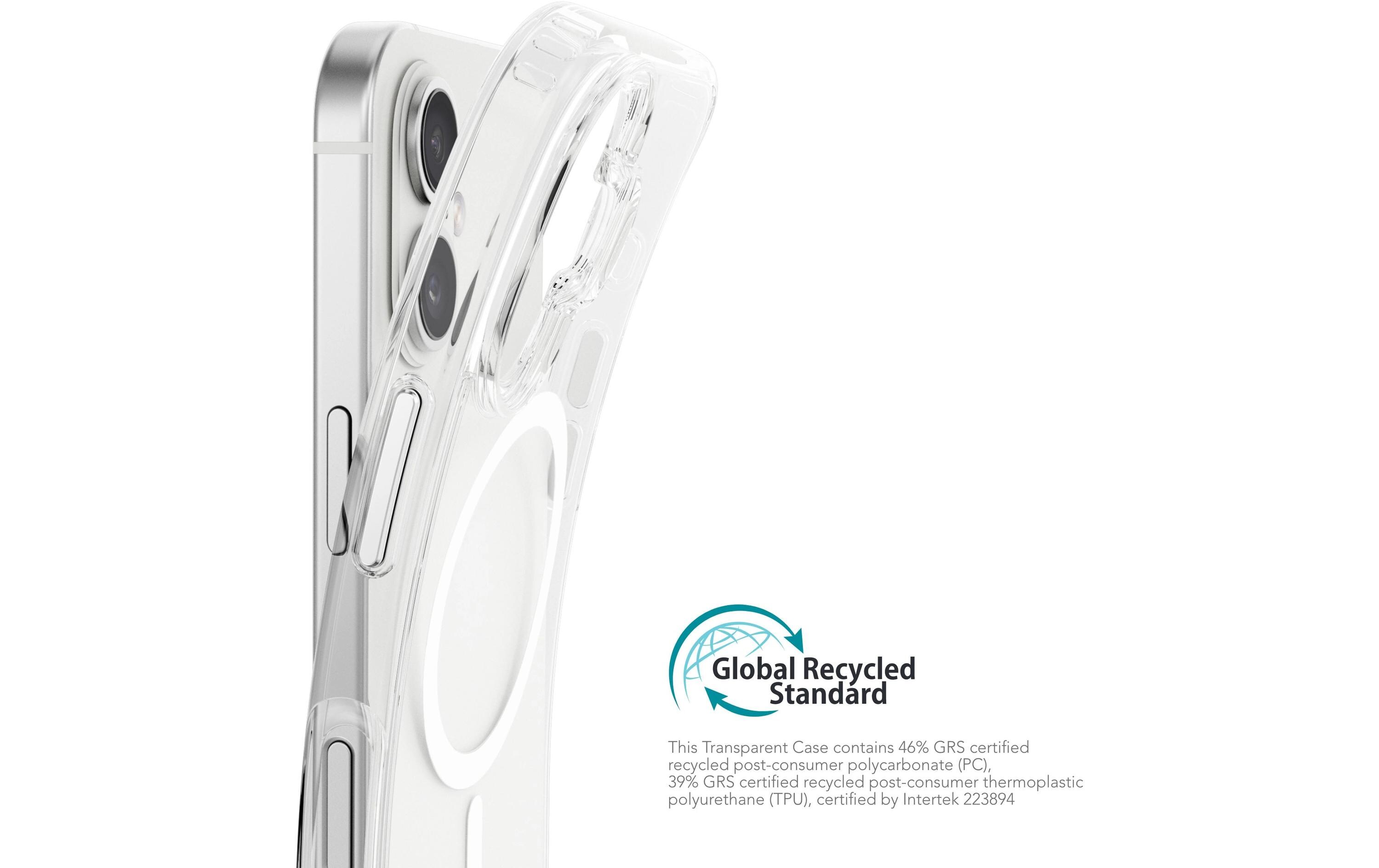Back Cover Transparent iPhone 16 WhiteSilicone Backcover für das Apple iPhone 16