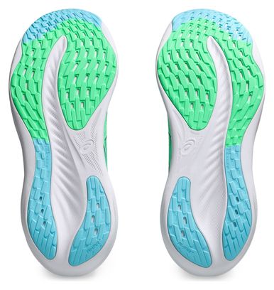 Chaussures Running Asics Gel-Nimbus 26 Vert/Bleu Homme