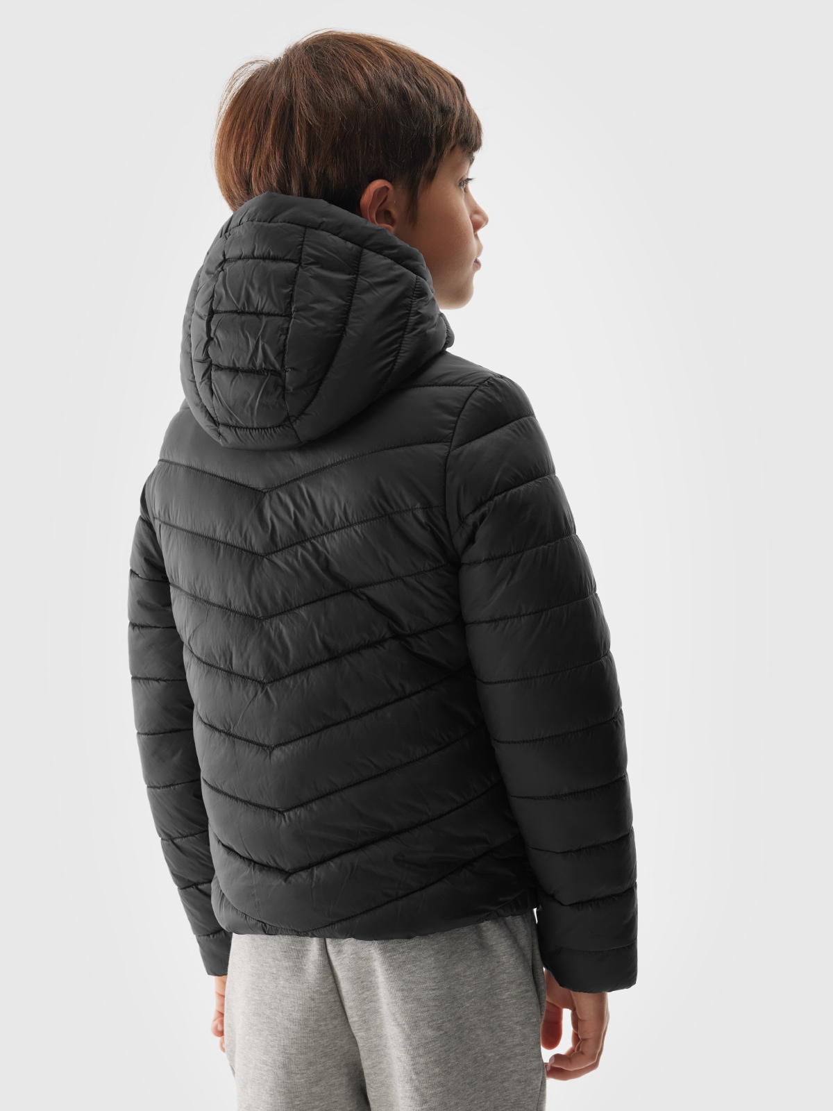 4F Steppjacke mit Kapuze