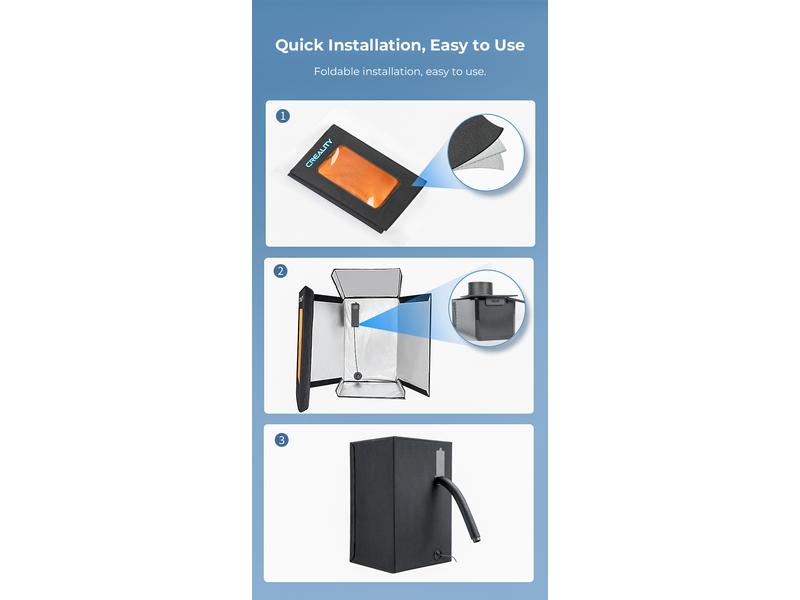 Creality Ersatzteil Abdeckung zu Halot Resin Druckern Luftfilterset zu 3D Drucker