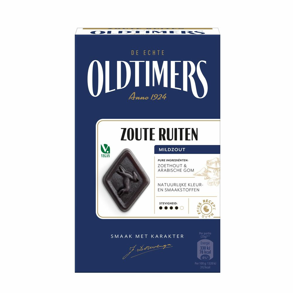6x Oldtimers Zoute Ruiten 235 gr