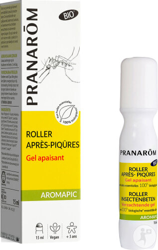 Pranarôm Aromapic Roller Après-Piqûres De Moustiques Gel Apaisant 15ml