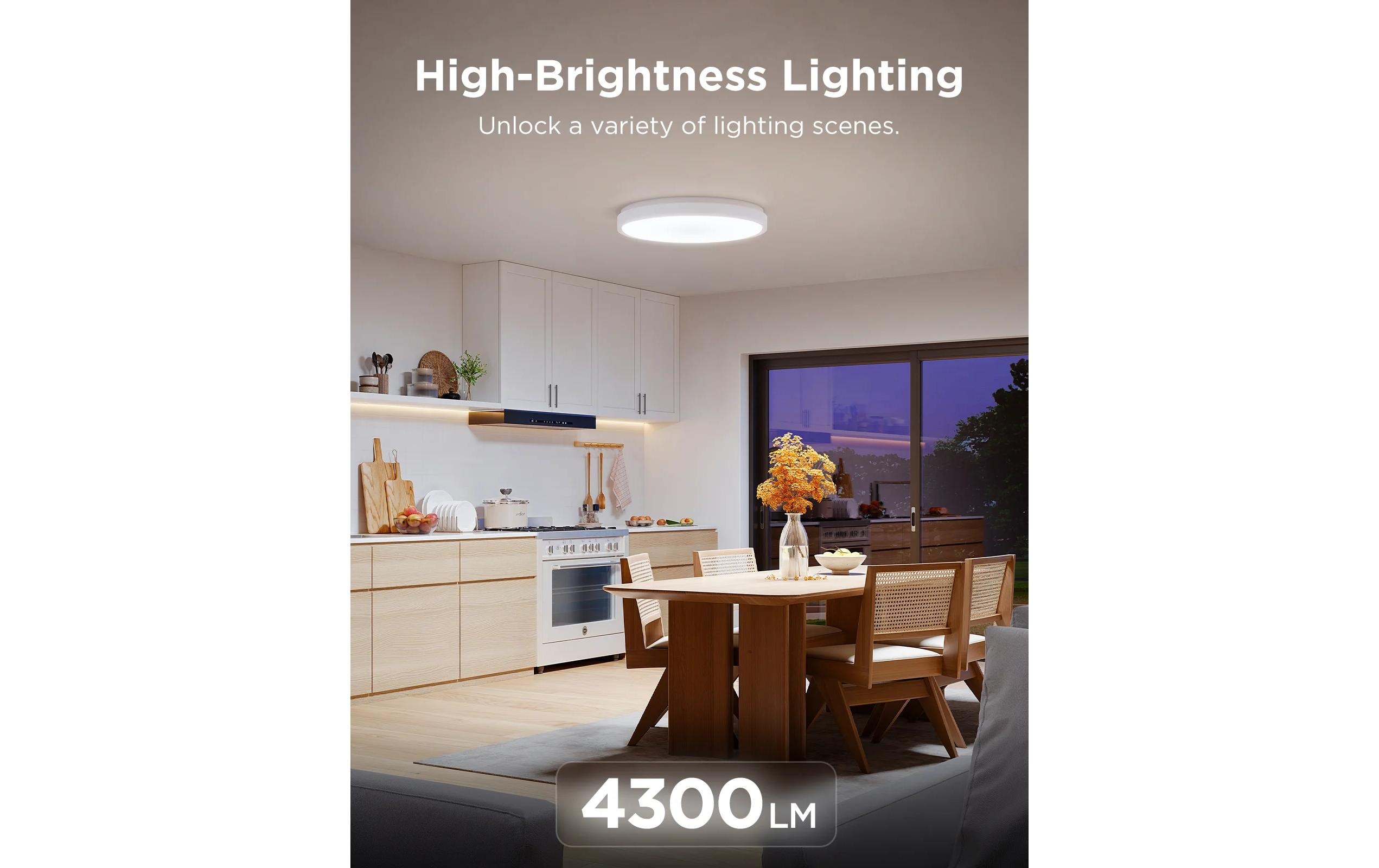 Deckenleuchte 38 cm, 24 W, 3500 lm, RGBIC + WWInnovative RGBIC + WW Lichtpaneele