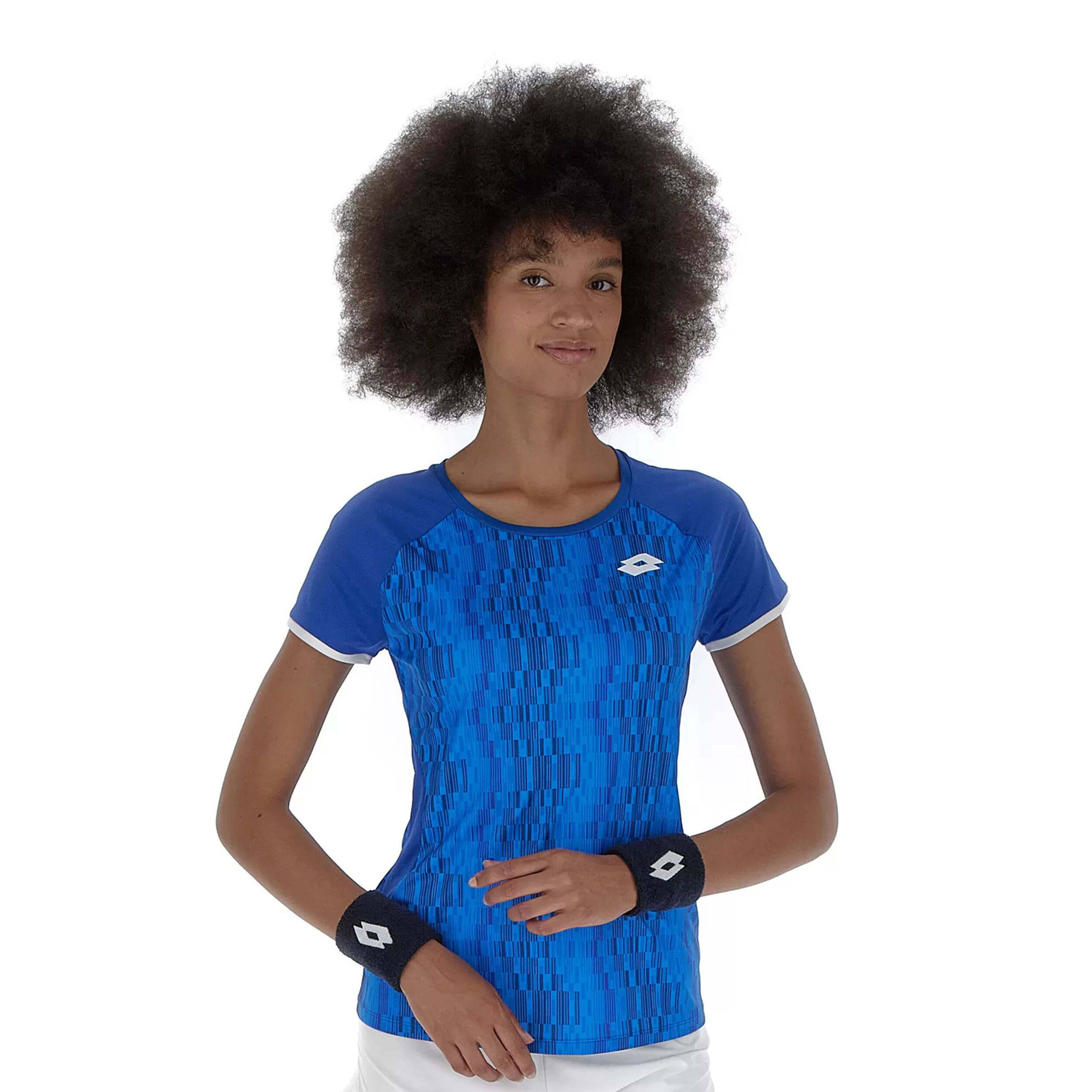 Lotto Tech IV D3 T-shirt Femmes - Bleu