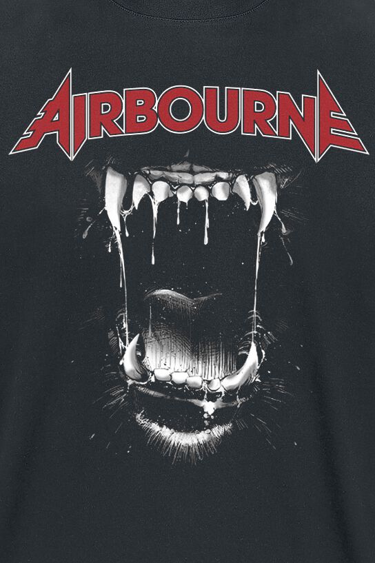 Black Dog Barking Tracks | Airbourne T-Shirt Manches courtes