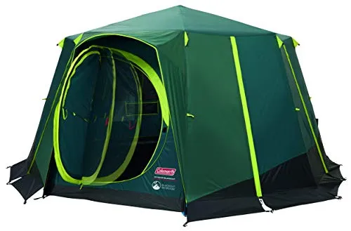 Coleman Octagon, Camping, Hård ramme, 8 person(er), 15,7 m², 20,6 kg, Grøn, Gul