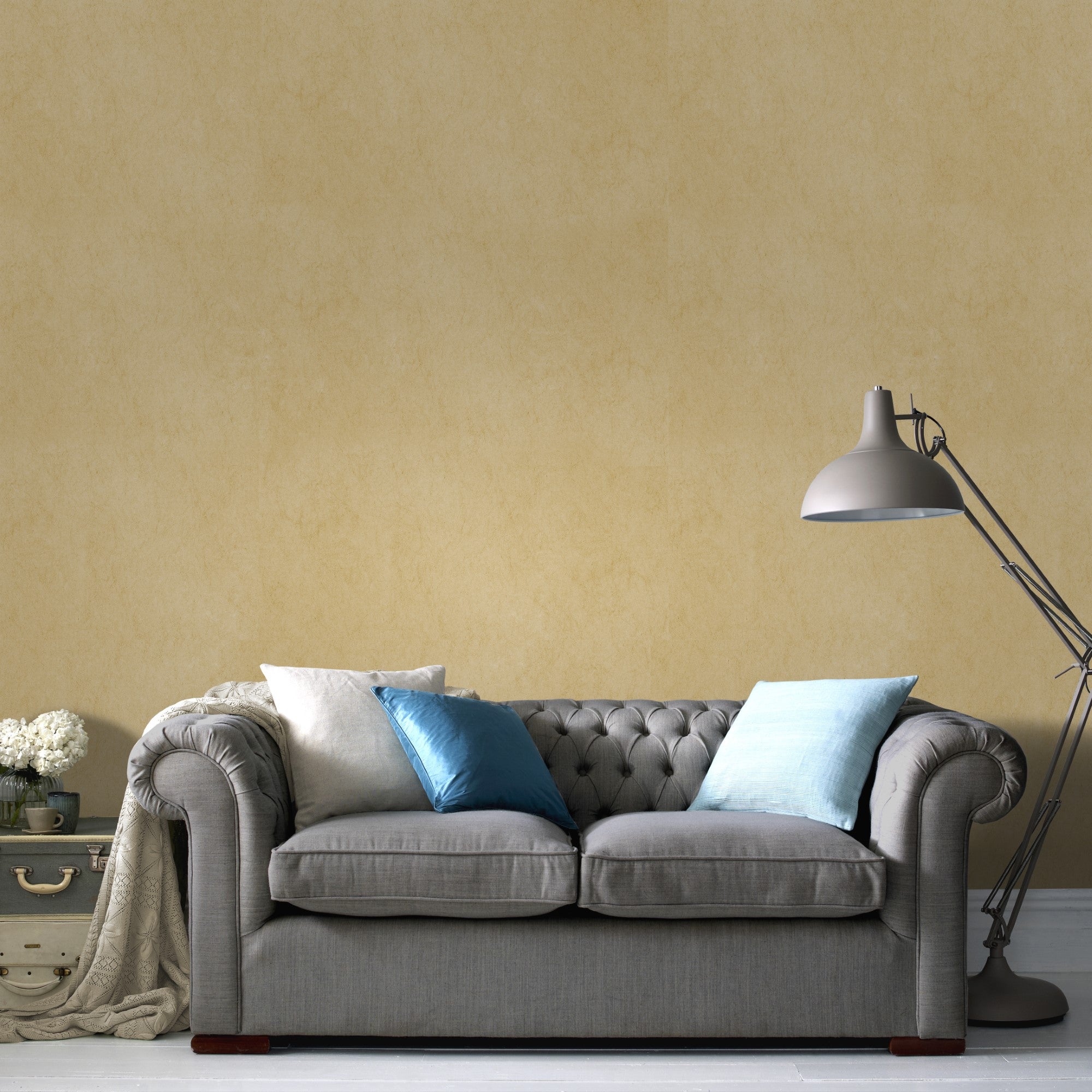 Graham & Brown Vliesbehang - Tranquil Gold - Goud - 10mx53cm