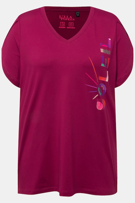Funktions-Shirt, Soleil, Classic, V-Ausschnitt, Halbarm