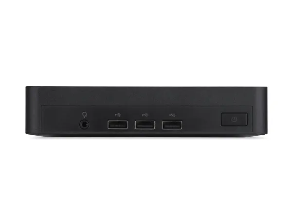 Acer Chromebox Mini Entreprise CXM1 - Mini PC 1 x Celeron N4500 / op til 2.8 GHz - RAM 8 GB - flash - eMMC 32 GB - UHD Graphics - IEEE 802.11ax (Wi-Fi 6), Gigabit Ethernet - Chrome OS - skærm: ingen - sort