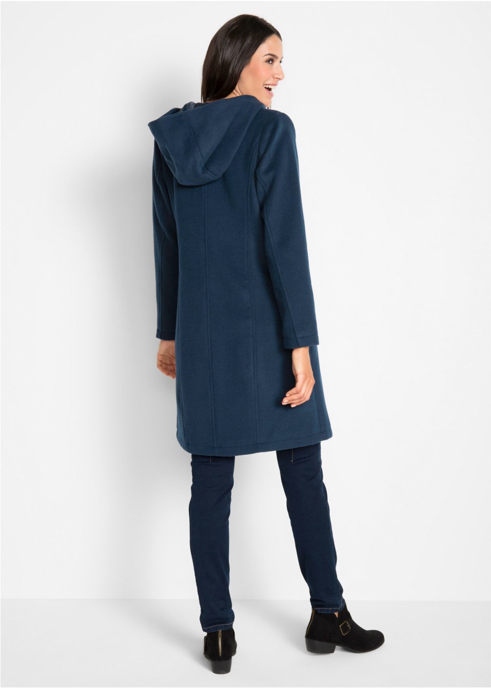 Manteau duffle-coat en laine