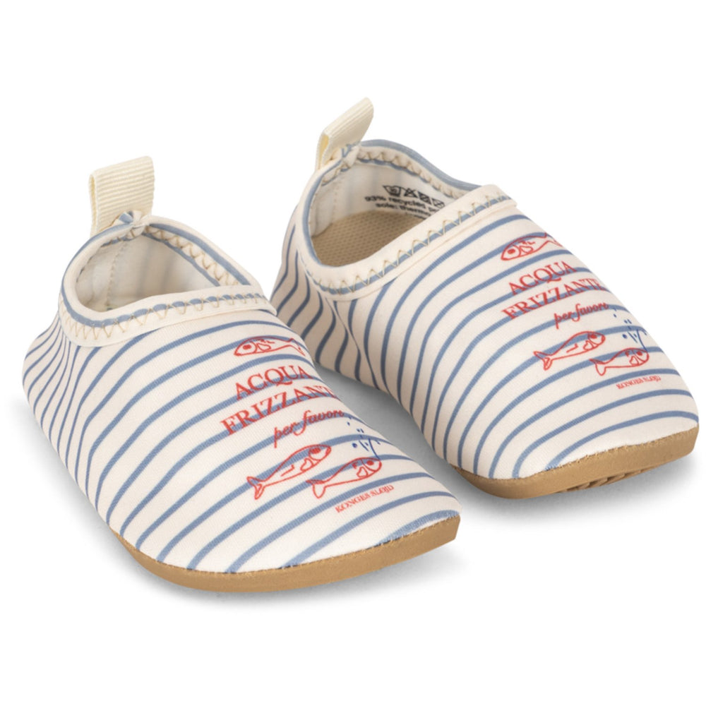 Køb Konges Sløjd Stripe Bluie Aster Badesko
