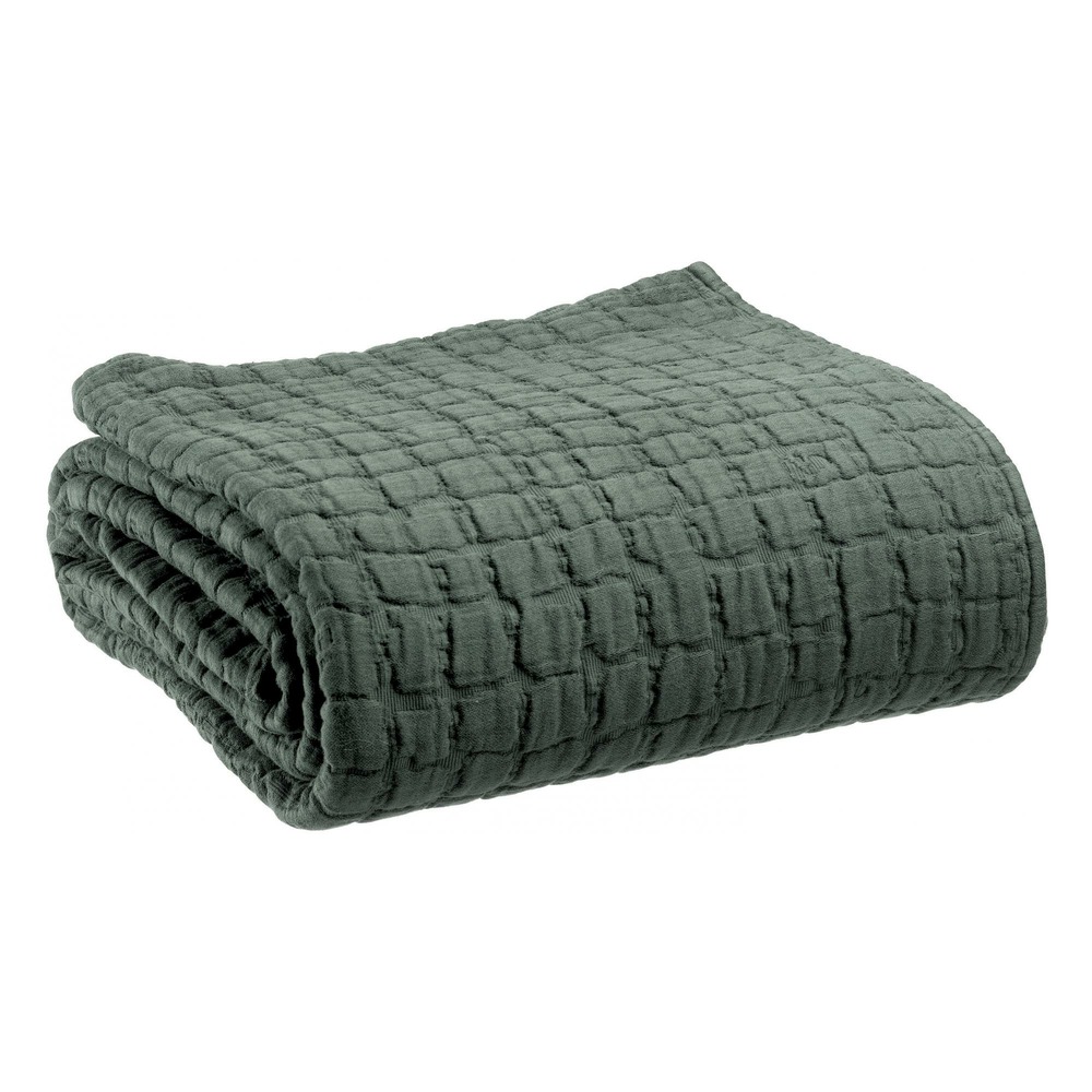 Couvre-lit stonewashed swami thym 180 x 260 cm