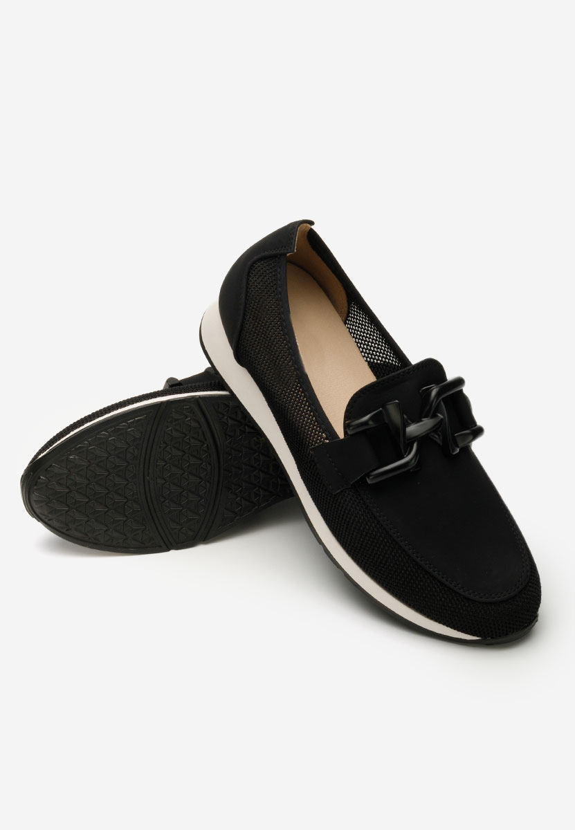 Chaussures casual femme noirs Clericia