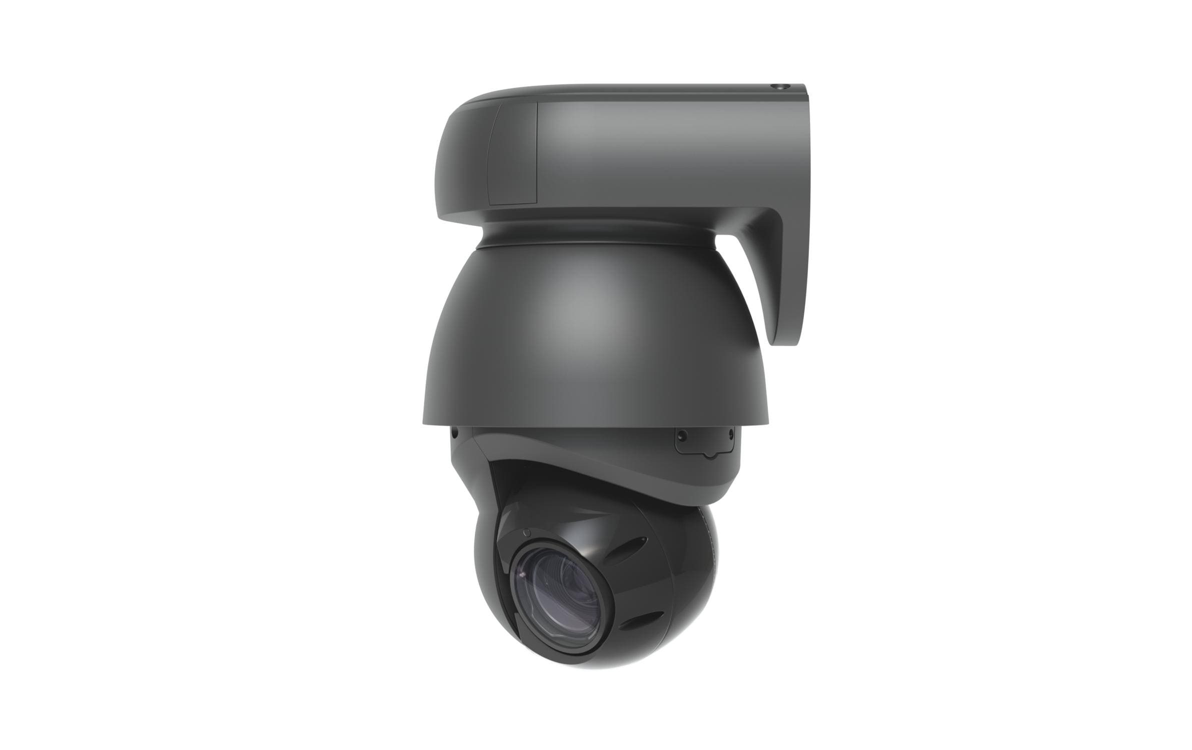 Netzwerkkamera AI PTZ Industrial Schwarz, 1 Stück<br>Industrietaugliche 4K PoE++ PTZ-Kamera mit erweiterten KI-Funktionen, 22-fachem optischen Zoom und adaptiver IR-LED-Nachtsicht mit grosser Reichweite