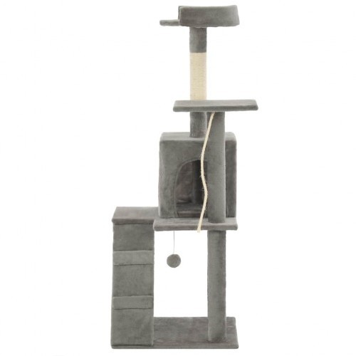 Arranhador de sisal para gatos, cinza