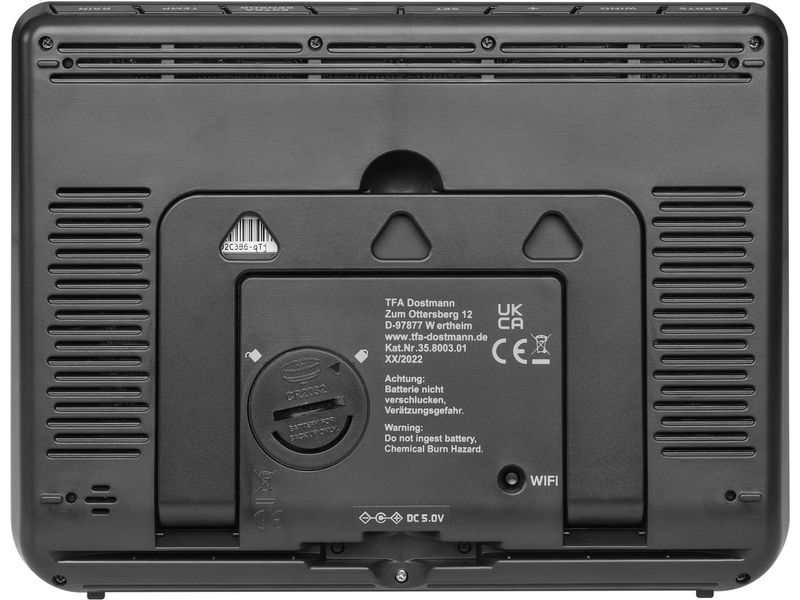 TFA Dostmann Wetterstation View Pro WLAN Schwarz Funk-Wetterstation mit WLAN