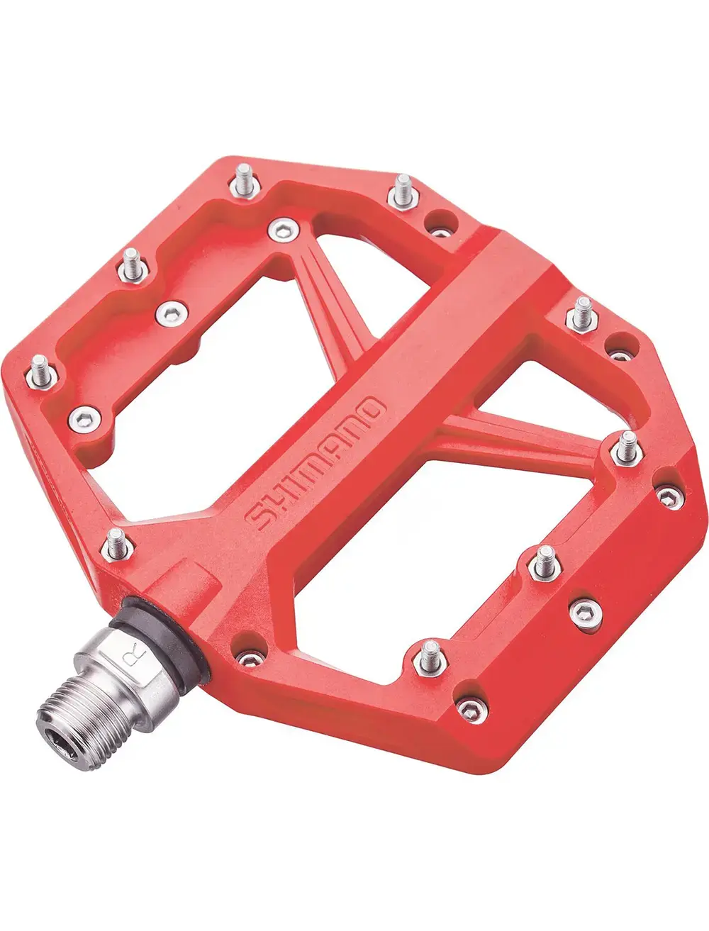 Shimano PD-GR400 Flat MTB Pedalen Rood
