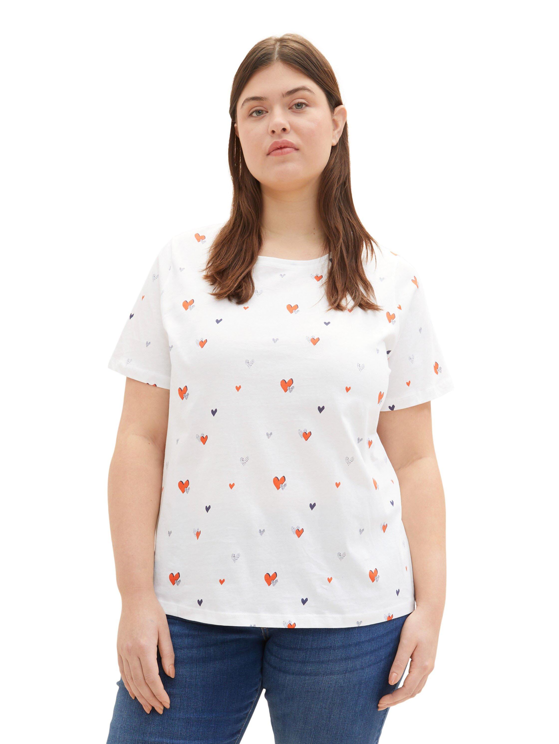 T-Shirt mit Alloverprint, aus weicher Baumwolle