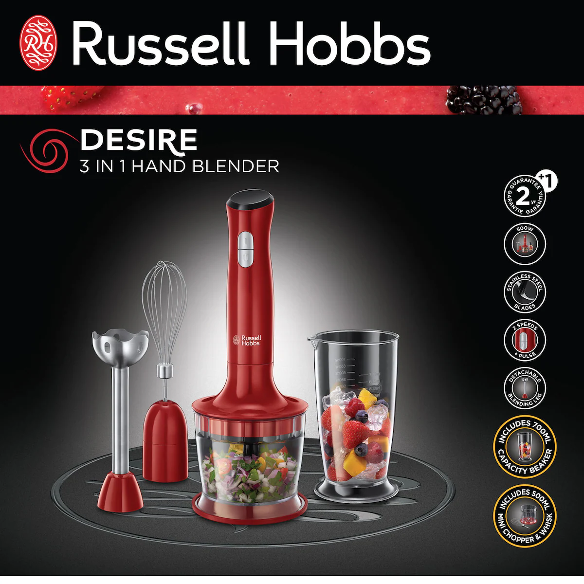 Russell Hobbs Desire stavmikser 3in1